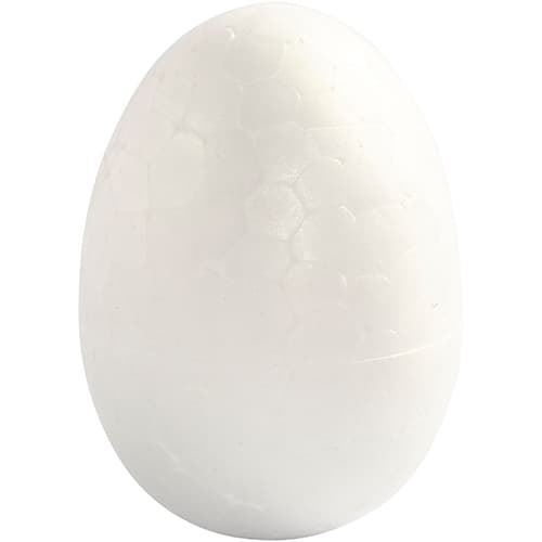 Frigolit Ägg - Höjd: 12 cm - 25 st