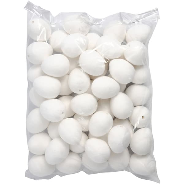 Vaddägg H: 45 mm - Vit - 50 st