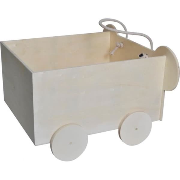 Trä vagn - Artemio - Koala - 34x30x20.5 cm - Kan anpassas - För barn