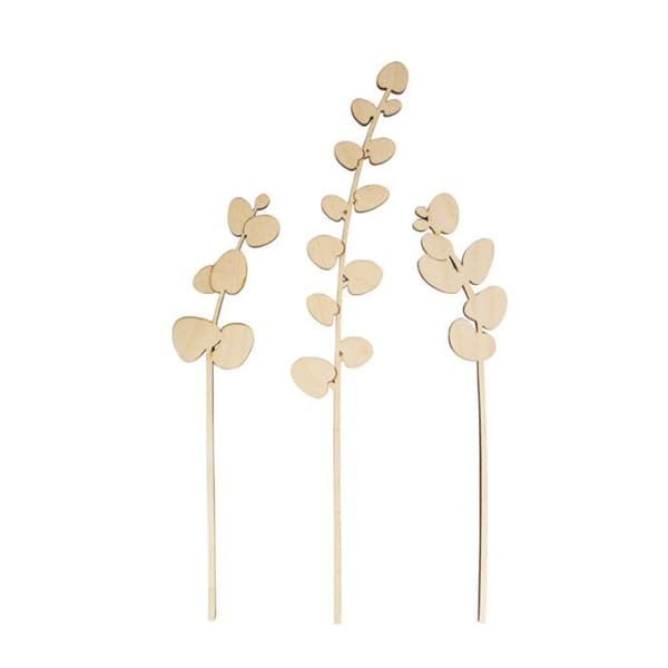 Eukalyptusstam av trä 30 cm