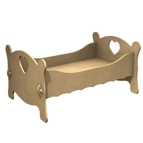 Docksäng i MDF för att dekorera - 47 x 31 cm
