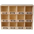 Miniatyrbild 1 av 2: Förvaringslåda - Artémio - 12 lådor - Trä - Beige - Blandat