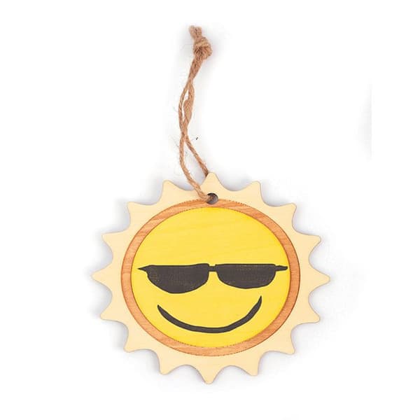 Sol att dekorera i trä - Ej specificerad - 120mm - Färg beige - Både för vuxna, bebisar och barn