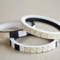 Miniatyrbild 2 av 2: Träarmband - Artémio - 10mm - Brun - Paket med 2 - Dekorativt