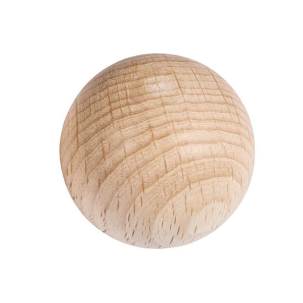 Träkulor ø 45 mm Oljade 2 stycken