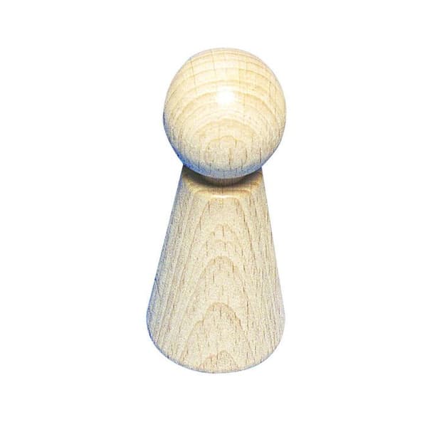 Pion av trä Ø 30 x 70 mm