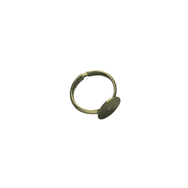 Dekorationsring med skiva Ø 12 mm Guld