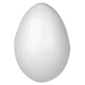 Miniatyrbild 2 av 2: Ihåligt polystyrenägg 15 cm 2 halvklot - Vit polystyren
