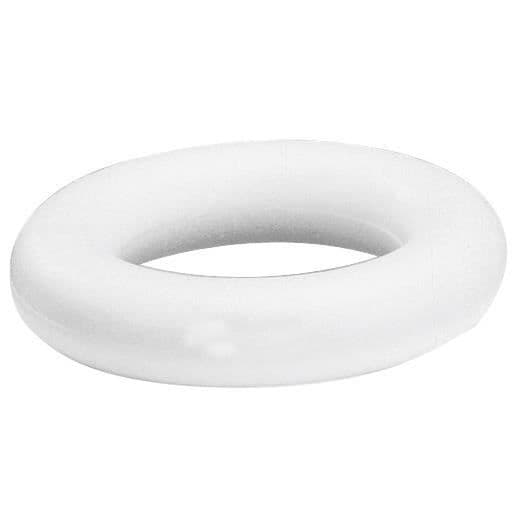 Polystyren kronring Ø 12 cm Vit