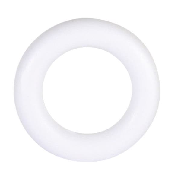 Kronringar i brandsäker polystyren ø25cm 10 st - Vit polystyren