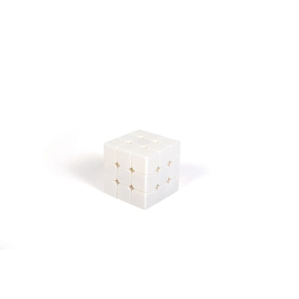 RubiCube tomte Pussel att dekorera Vit
