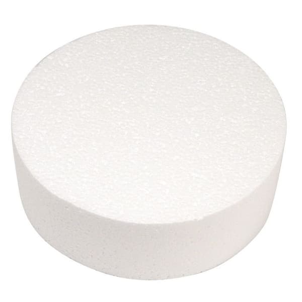 Disk i polystyren Ø 20 cm tjocklek 7 cm