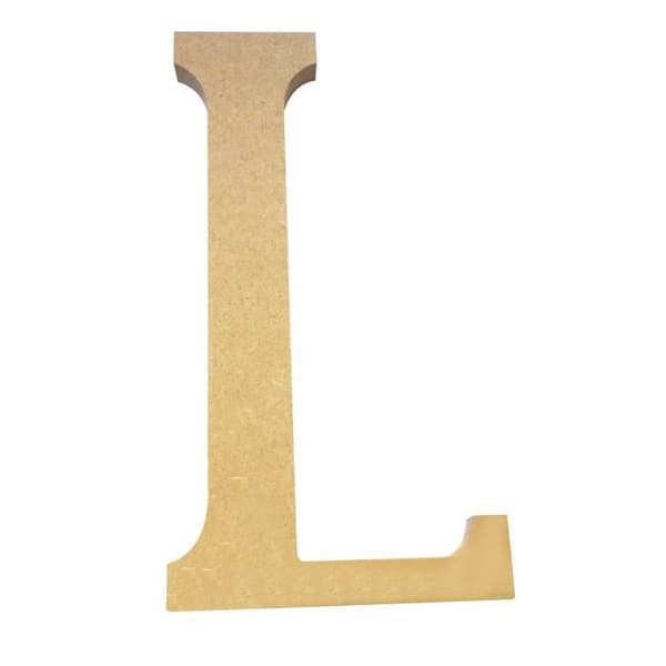 Bokstaven "L" Mdf - Höjd: 220 mm
