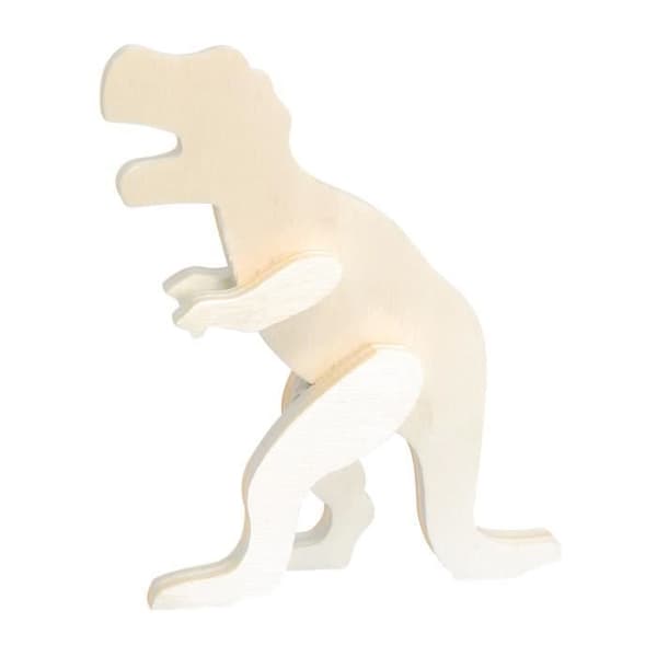 Tyrannosaurus träleksak 10 x 12 x 2 cm