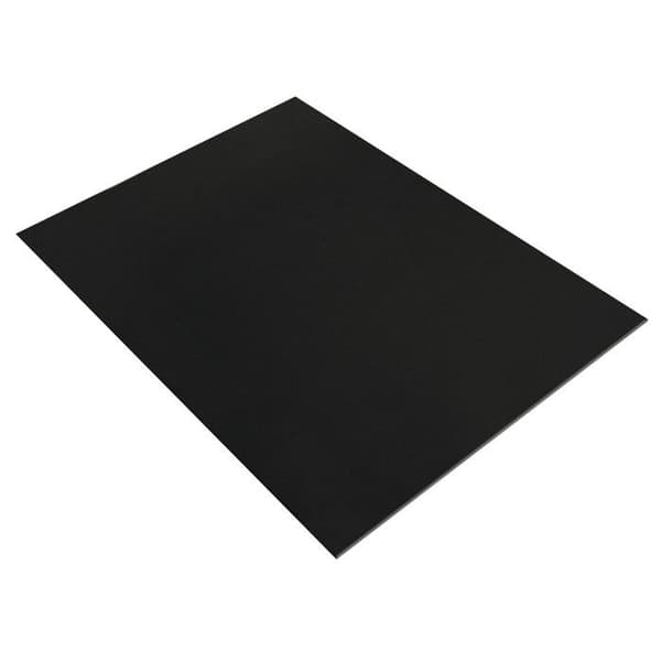Mousse EVA termoformbar svart 40x30 cm Tjocklek 3 mm