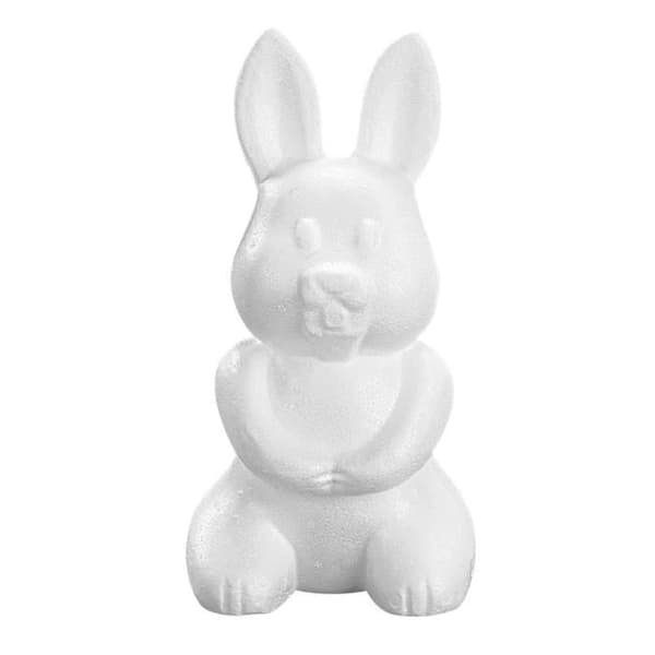 Kanin - 23 cm - Polystyren - Rayher