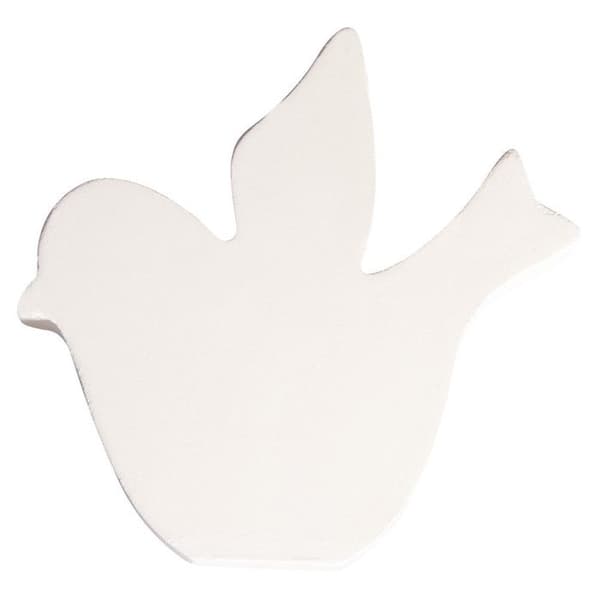 Form Oiseau MDF Vit 11 cm