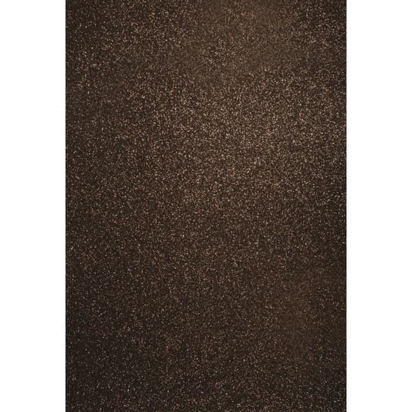 Glitterkartong A4 Mörkbrun