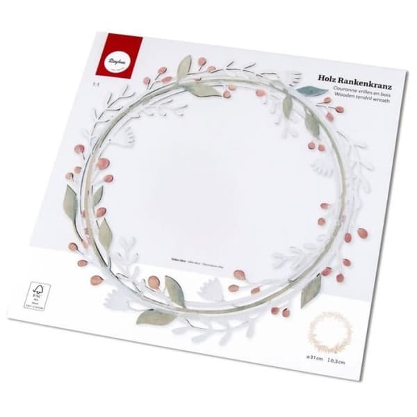Träkrona - Natur - Ø 31 cm