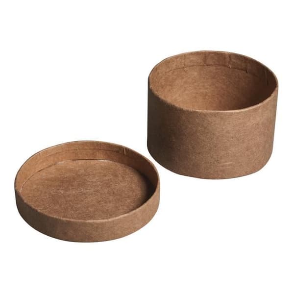 Pappersmaché-lådor - RAYHER - Set om 4 - FSC Rec 100% - 6cm - 3,5cm - Beige