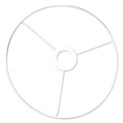 Rund lampskärmsram - med kors - Ø 30 c...