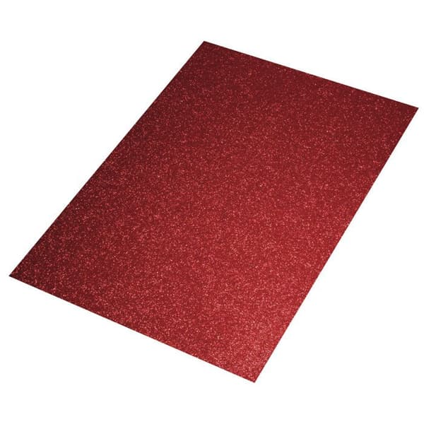 Silikonplatta Röd Glitter 30x45 cm