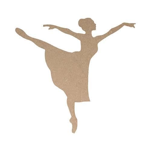 Dancer Silhouette MDF 15 cm - Dansarstöd