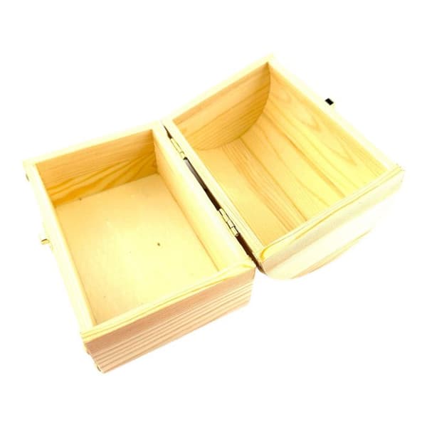 Liten piratkista - Trä - Att dekorera - 16x11x12,5cm - Kreativ fritid