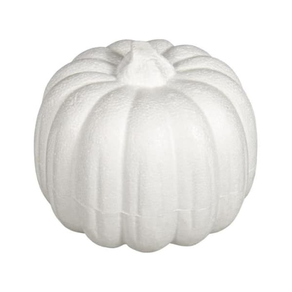 Dekoration - RAYHER - Styrofoam pumpa - 10 x 11 cm - Vit - För barn och vuxna