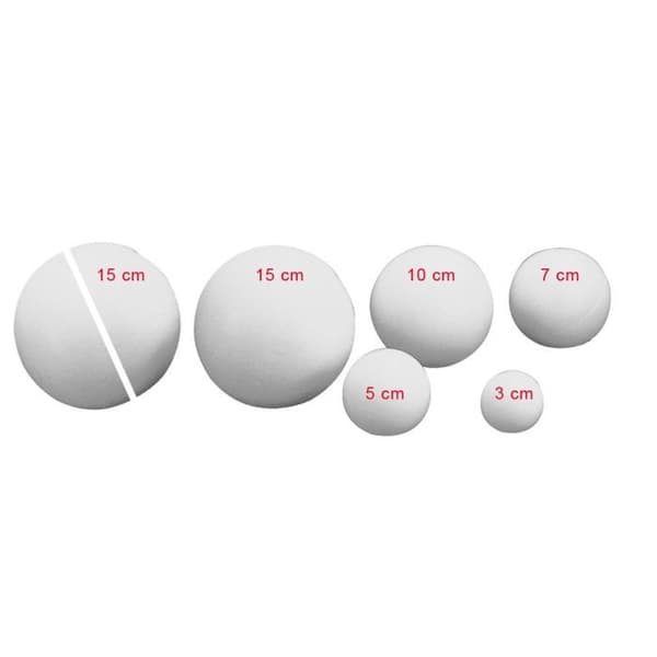 Helm av full polyeten 7 cm