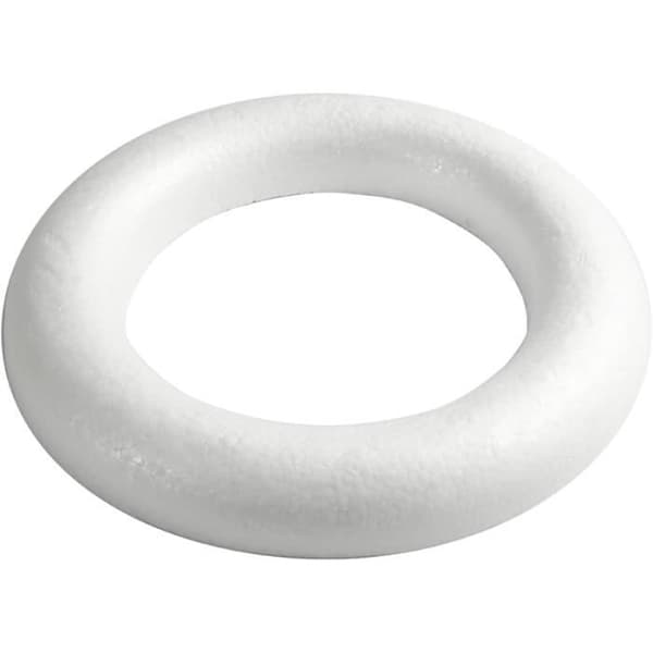 Polystyrenering - Vit - 35 cm - 1 st