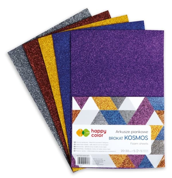 Happy Color Foam 20x30 cm 5 arkkia Tila