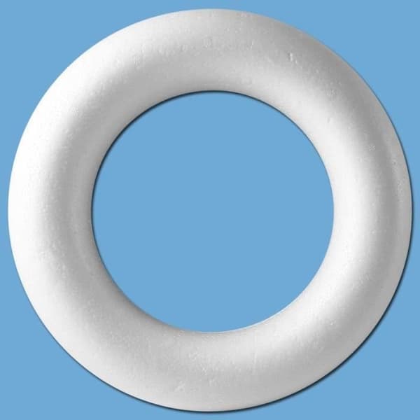 Dekorativ ring - Ej specificerat - 25 cm - Vit färg - För vuxna - Mångsidig