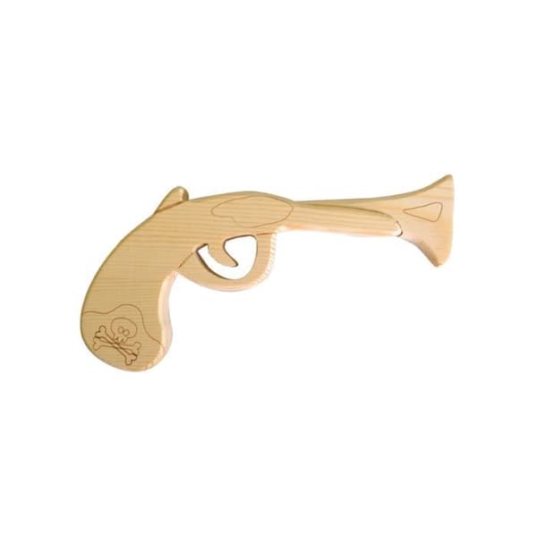 Objekt i trä - Artémio - Piratpistol - Brun - För barn - Blandat