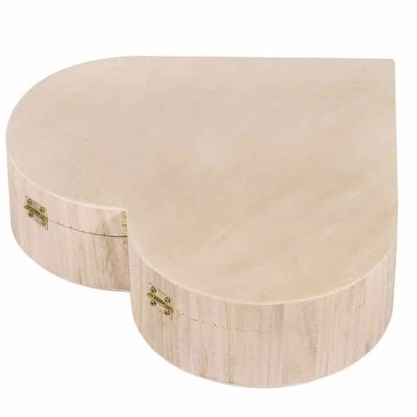 Rayher Hobby Rayher trälåda Cur, med magnetlås, 25,3x24x6cm, natur - 62841505