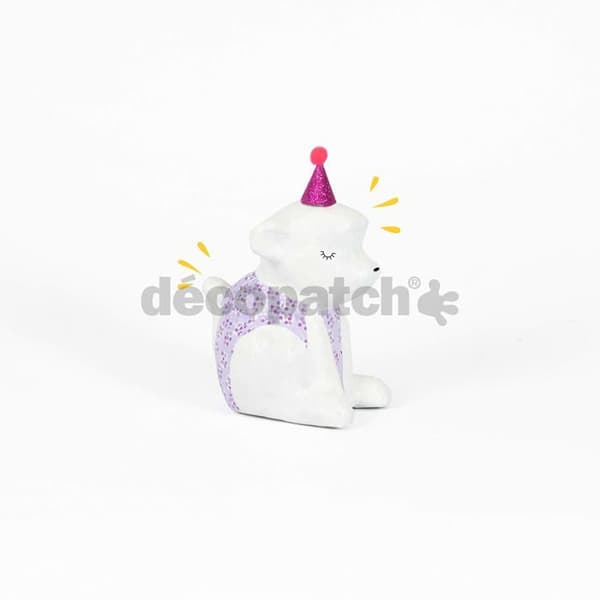 Decopatch dekorationsstöd - SA203C - Ett brunt machépappersstöd 13x10x14,5 cm, Monkey