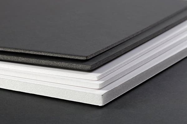 Clairefontaine skumskiva - 93647C - Ett paket skumskiva 15 ark 29,7x42 cm, tjocklek 3 mm, Svart