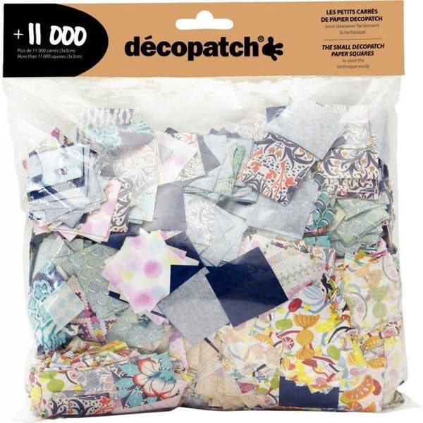 Décopatch - Décopatch - Fyrkantar - 11000 bitar - 3x3 cm - Multicolor