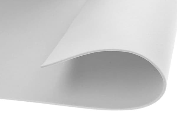Mousse abrasiv Innspiro - Z21800 - Mousse EVA vit 20x30cm. 20u. 2mm. för hantverk