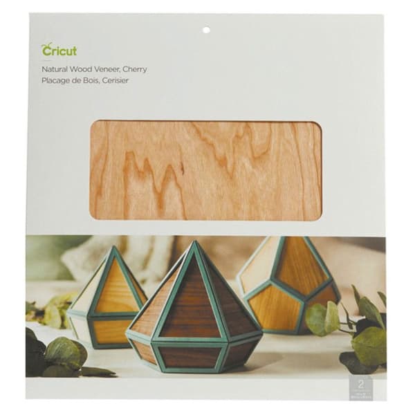 Träark - Cricut - 2007067 - 2 ark - Körsbärsträ - 30,5 x 30,5 cm
