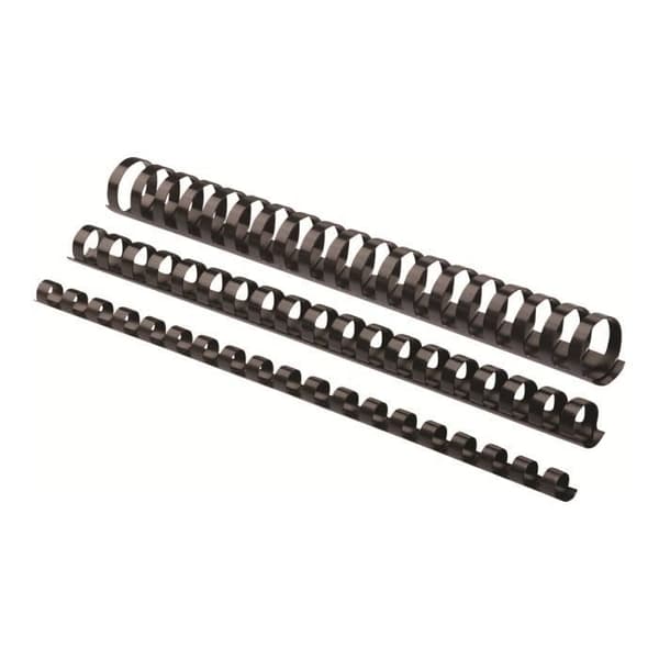 Fellowes 45 mm 30 cm 21 ringar A4 (210 x 297 mm) 410 ark svart 50 enheter plastbindningskam