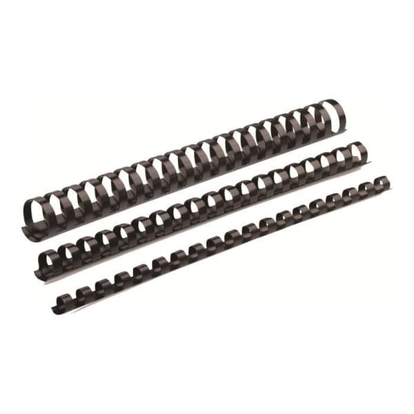 Fellowes 45 mm 30 cm 21 ringar A4 (210 x 297 mm) 410 ark svart 50 enheter plastbindningskam