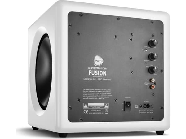 Wavemaster FUSION - Subbasshøyttaler - 125 watt - 8" - bløt hvitt