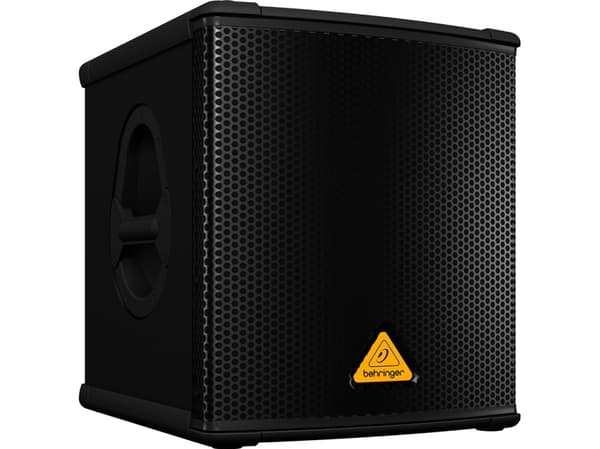 Behringer B1200D-PRO, 500 W, Aktiv subwoofer, 45 - 180 hz, 38,1 cm (15"), Svart, Energiljus