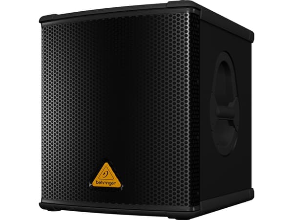 Behringer B1200D-PRO, 500 W, Aktiv subwoofer, 45 - 180 hz, 38,1 cm (15"), Svart, Energiljus