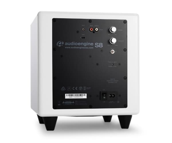 Audioengine S8, 125 W, Aktiv subwoofer, 27 - 180 hz, 250 W, 88 dB, 50 - 130 hz
