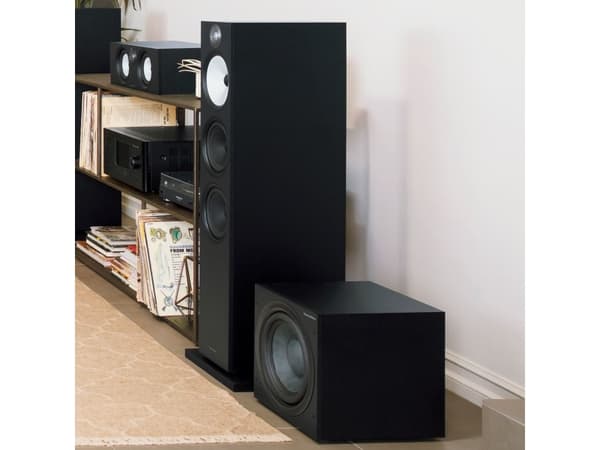 Bowers & Wilkins ASW610, 200 W, Aktiv subwoofer, 23 - 140 Hz, 90 dB, 33000 O, 25 cm