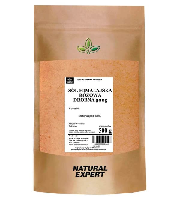 Himalajan vaaleanpunainen hienosuola 500g