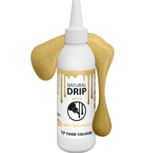 Chokoladeglasur Naturlig dryp GULD 100ml