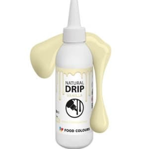 Chokoladeglasur Naturlig Drip CREMET 100ml vanilje